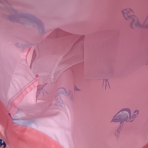 NWT $45 Club Room Quick Dry Swim Trunks w/ Pockets Pink Blue Flamingo Size XL - Picture 4 of 7